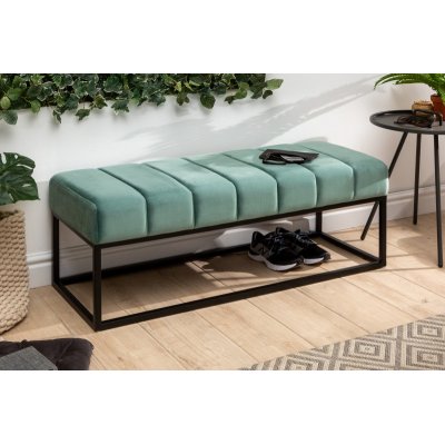 Ławka tapicerowana Petit Beaute w kolorze mięty 108cm