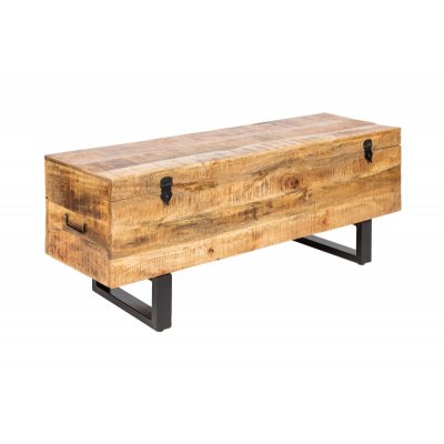  Ławka drewniana skrzyniowa Factory 145 cm mango.