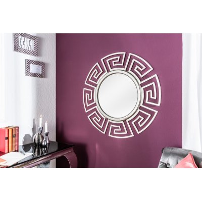 Lustro Euphoria 85 cm owalne srebrne