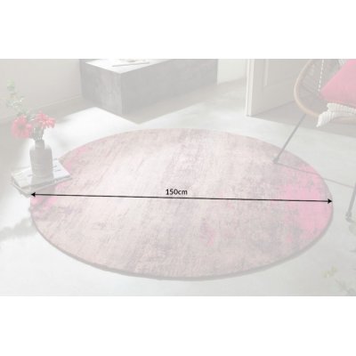   Dywan Modern Art 150 cm beżowo różowy
