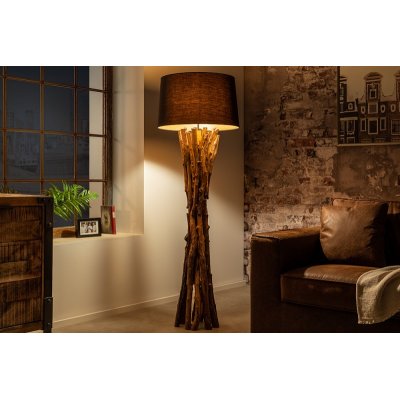 Lampa podłogowa Harmony Nature 150 cm czarna