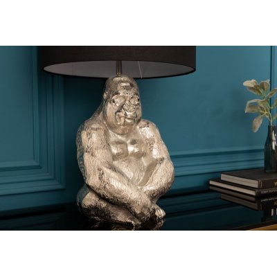 Lampa stołowa Gorilla 60 cm silver bez klosza