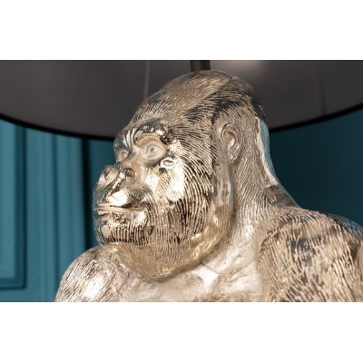  Lampa stołowa Gorilla 60 cm silver bez klosza