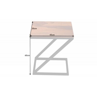  Stolik boczny Butler 30 cm Z design Sheesham