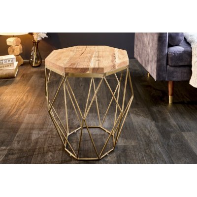 Stolik boczny Diamond 50 cm akacja