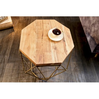  Stolik boczny Diamond 50 cm akacja