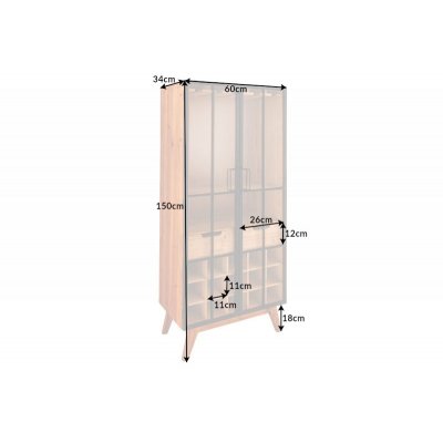  gablota ekspozycyjna SEVEN SEAS 150cm