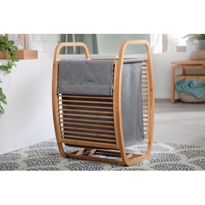 Kosz Bambo Spa 61 cm szary bambus
