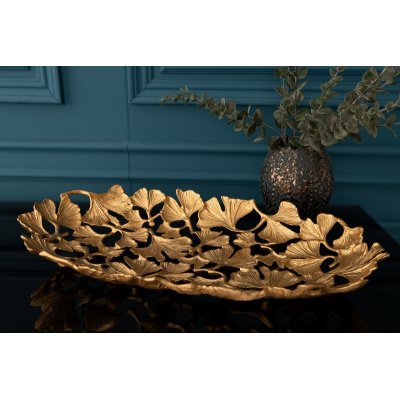  Misa Ginko listki 40 x 26 cm złota