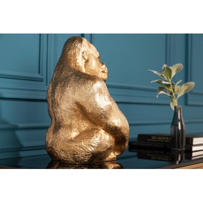  Figurka KONG 40 cm goryl złoto