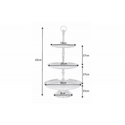  Patera   Orient Stojak na ciasto 3 er 65 cm silber 