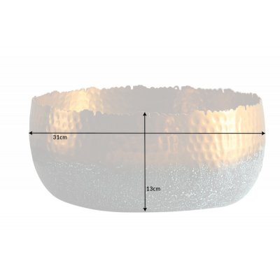  Osłonka Orient złota z patyną 31 cm 