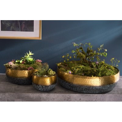  Osłonka Orient złota z patyną 31 cm .