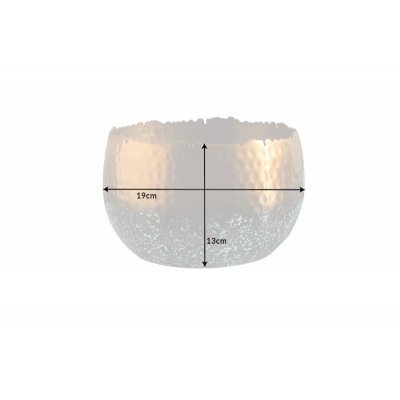  Osłonka Orient złota z patyną 18 cm 