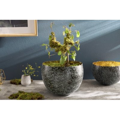  Osłonka Orient srebrna z patyną 28 cm.