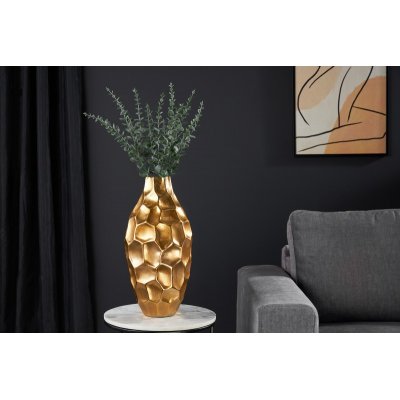  Wazon Organic Orient 45 cm złoty