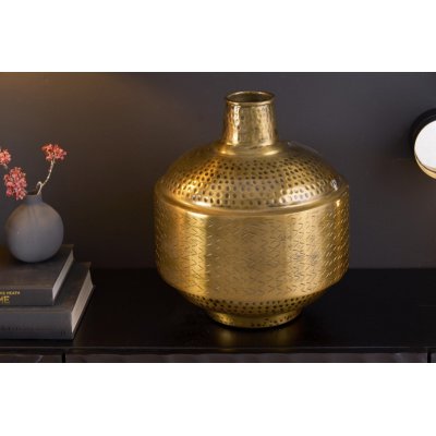  Wazon Orient 35 cm miedziany o antycznym wyglądzie młotkowany
