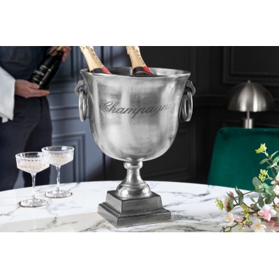 Chłodziarka do szampana 40 cm srebrny puchar