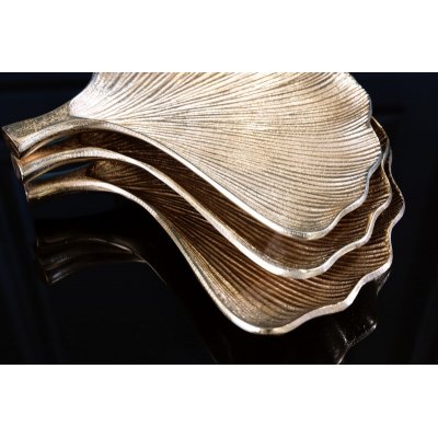  Zestaw misek ozdobnych Gingko gold.