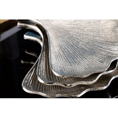  Zestaw misek ozdobnych Gingko silver