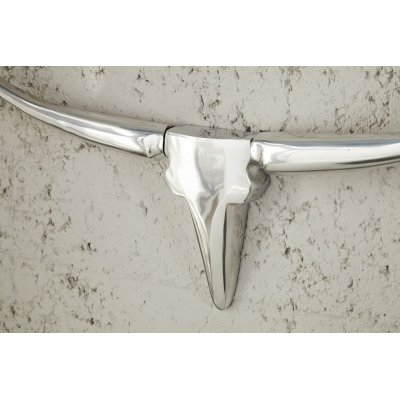  Poroże byka srebrne 75 cm 