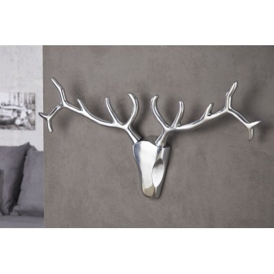  Poroże jelenia Veado alu 90 cm silver