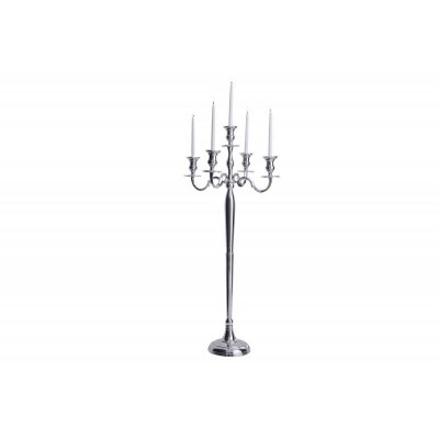  Świecznik pięcioramienny 120 cm silver