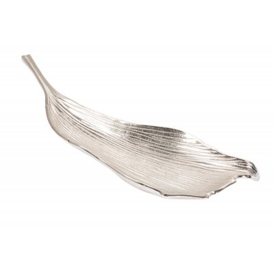  Dekoracyjna misa leaf 64 cm silber