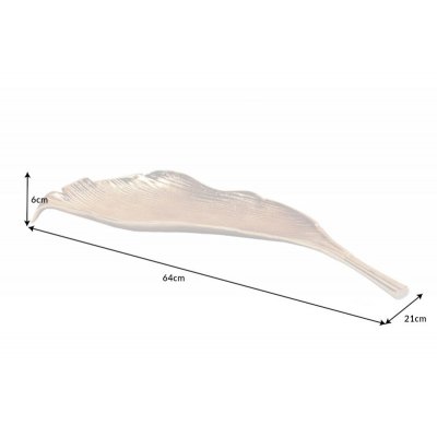  Dekoracyjna misa Leaf gold 64 cm