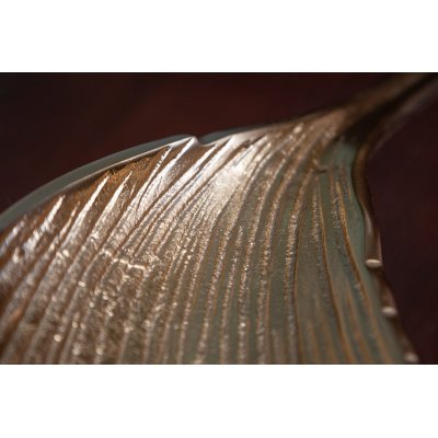  Dekoracyjna misa Leaf gold 64 cm