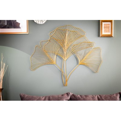   Dekoracja ścienna Ginkgo 90 cm gold
