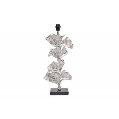 Lampa stołowa GINKGO 70 cm srebrna bez klosza