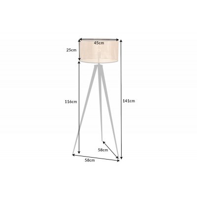  Lampa podłogowa stojąca Wiener 140 cm c