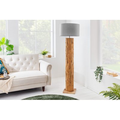 Lampa podłogowa Rots szara