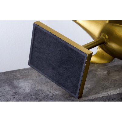  Rzeźba rekina 70 cm złota
