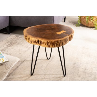 STOLIK POMOCNICZY GOA 40 CM AKACJA INVICTA