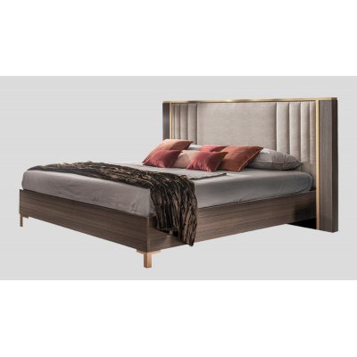 ESSENZA -łóżko z tapicerowanym zagłówkiem King Size 180x200 kat.E, kolekcja mebli do sypialni 
