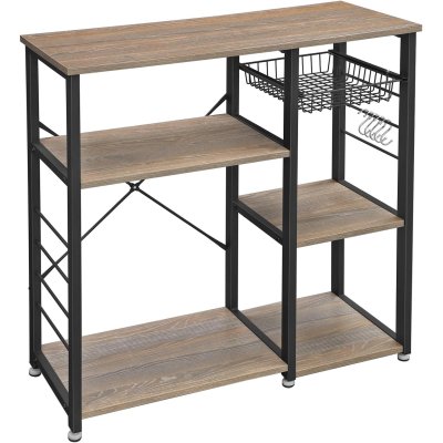 INDUSTRIAL pomocnik kuchenny w kolorze bielonego dębu h. 90 cm 