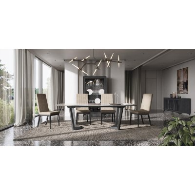  KRYSTAL DAY Net Włoski Stół Prostokątny Nierozkładany z blatem ceramicznym