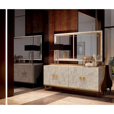   ROMANTICA  Krzesło Art -260 Tap Kat A  - Włoskie meble do salonu