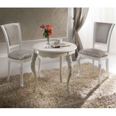  VENERE  Elegancki i  Klasyczny Włoski Mały Stolik Coffe  Włoskie Meble Drewniane