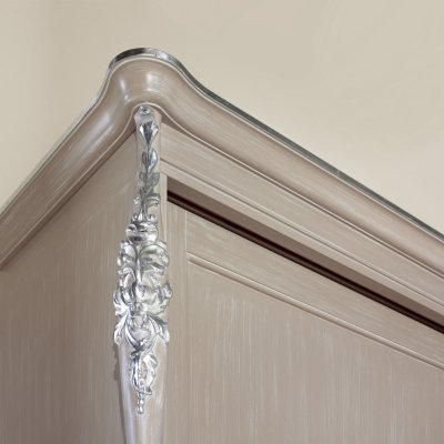  VENERE Antyczna Biel Szafa  Szafa 3 Drzwiowa 250 X 300 Przesuwna  Elegancka i  Klasyczna  Włoskie Meble Drewniane Do Sypialni