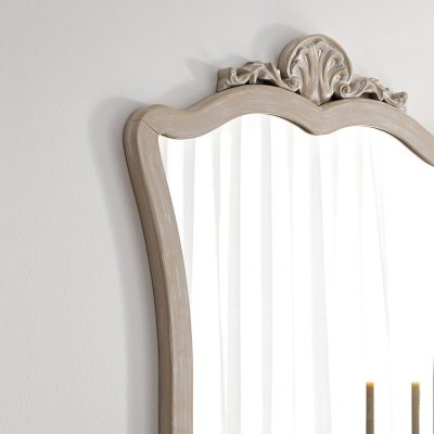  VENERE Antyczna Biel Lustro Eleganckie i  Klasyczne Włoskie Meble Drewniane Do Sypialni