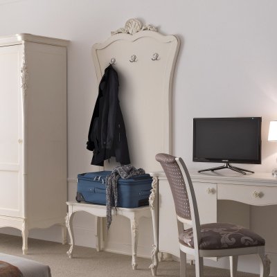  VENERE Antyczna Biel  Panel wejściowy  Elegancki i  Klasyczny Włoskie Meble Drewniane Do Sypialni