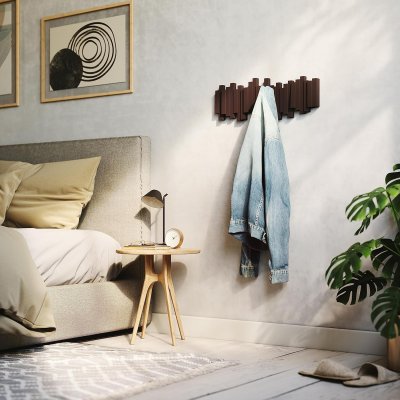  UMBRA Stics Czarny– Wieszak Ścienny o Stylowym Designie