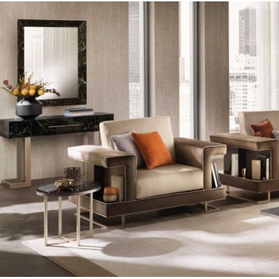   LUCE LIGHT /DARK Elegance Włoski Fotel