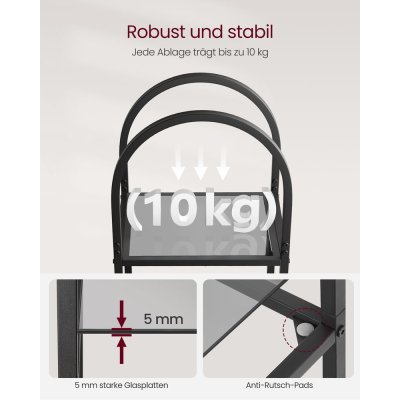  INDUSTRIAL Metalowy Regał 5-poziomowy, metalowa konstrukcja, kolor czarno - szary