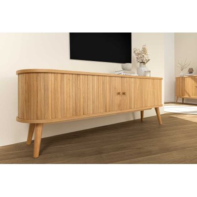  Komoda Retro TV board VALHALLA WOOD 160 cm dąb naturalny