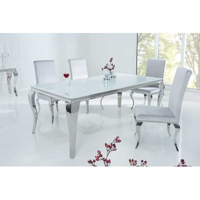 Elegancki stół  MODERN BAROQUE 180 cm biały