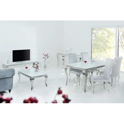  Elegancki stół  MODERN BAROQUE 180 cm biały
